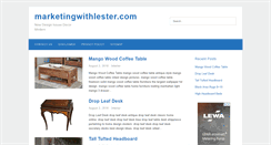 Desktop Screenshot of marketingwithlester.com